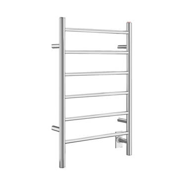 Ancona Comfort Dual 6-Bar Hardwired and Plug-in Towel Warmer in Polished  Stainless Steel | Wayfair