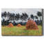 Haystacks, Overcast Day, 1884, toile tendue avec châssis-484183303