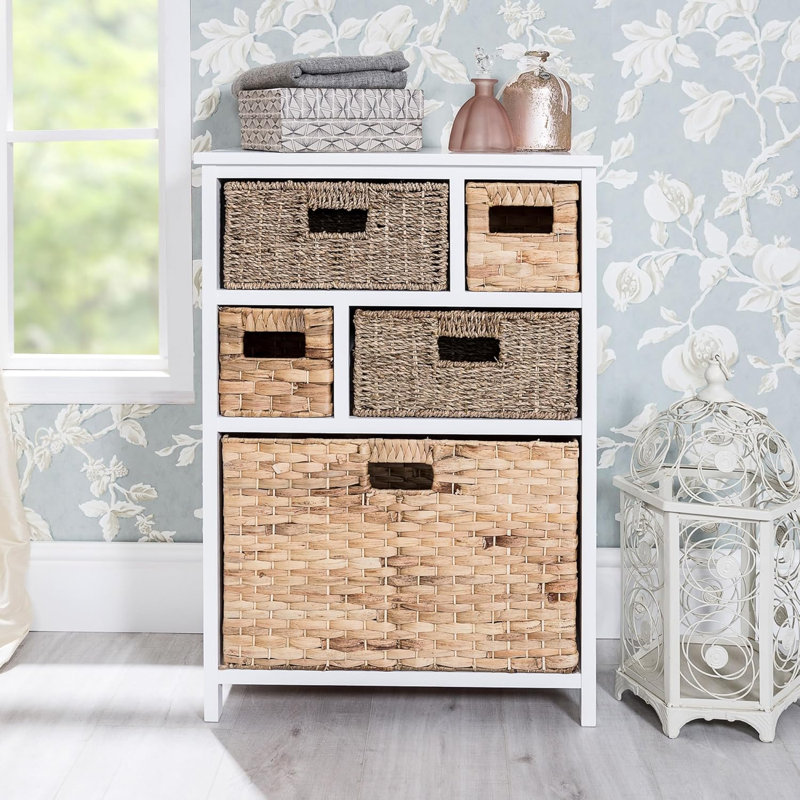 56 cm W Chest of 5 Drawers