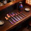 Stainless Steel Matte Rainbow Flatware Set For 6, 30-Piece Cutlery Set With Forks, Spoons, And Knives, Square Edge Handle, Satin Finish For Home And Restaurant Use-682054551