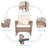 Vredenburgh 2 - Person Patio Conversation Set with Cushions-284602367