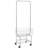 3-Tier Rolling Laundry Cart with Hanging Rack
