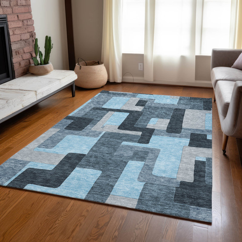  Chayden Non-Slip Indoor / Outdoor Area Rug, Rectangle 10' x 14'