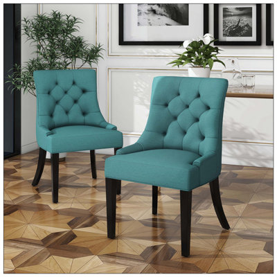 Dining Chair (Set Of 2), Upholstered Dining Chair, Refined Room Appearance, Smooth Immaculate Texture, Plush Seating