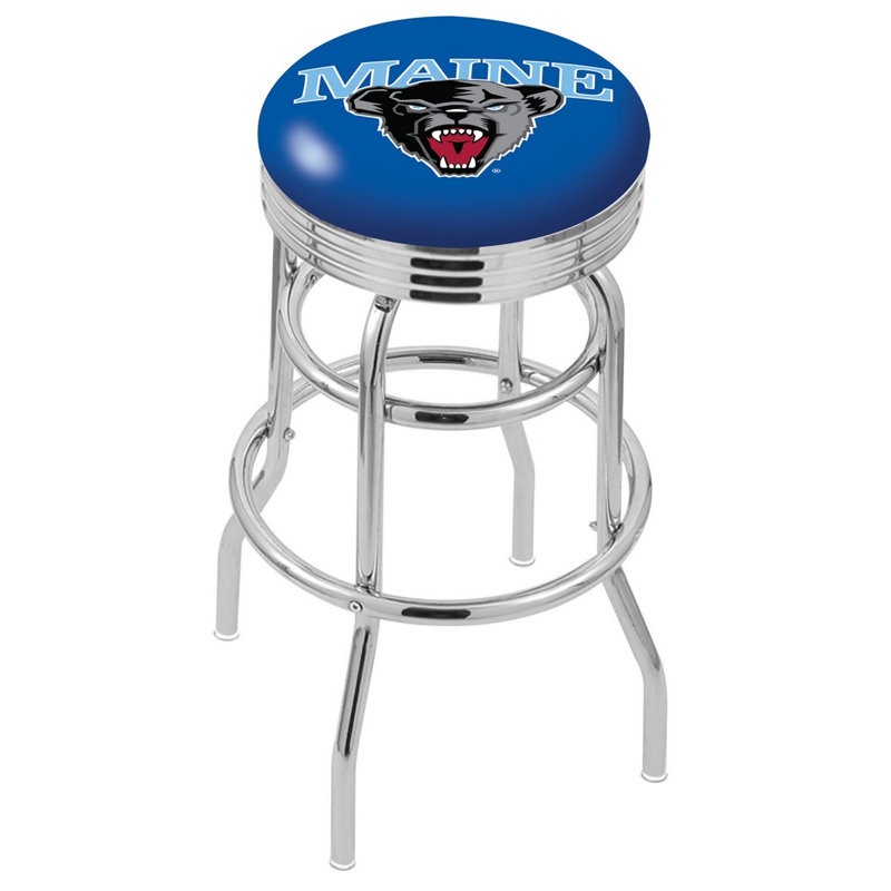 Tabouret de bar et de comptoir NCAA, Black Bears de Maine, Tabouret de comptoir (siège d'une hauteur de 25 p