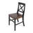 Gelacio Solid Wood Cross Back Side Chair-2082351670
