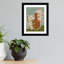 Expressive Abstract House Plant Terracotta Vase Framed On Paper by The Creative Bunch Studio Print-91291544-91291543