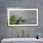 Miroir de salle de bain à DEL 40 po avec grand miroir mural à intensité variable-81111186