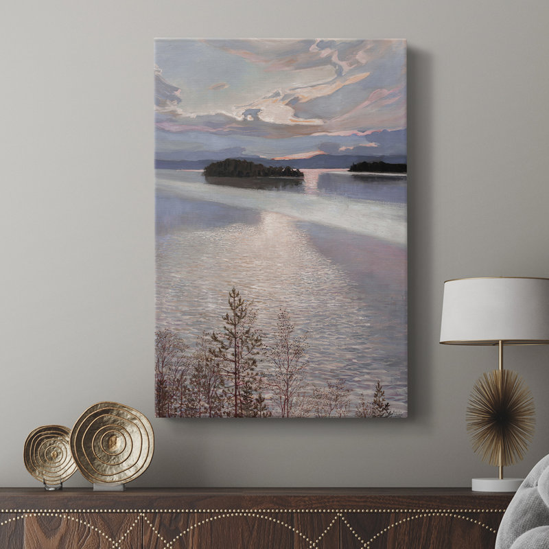 Paysage rétro CLxxxi - galerie Cavas sur mesure, H 18 po x l 12 po