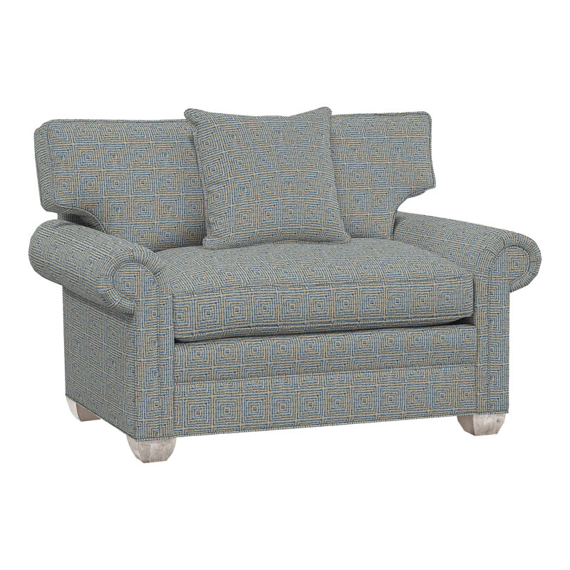 Main Street Chair And A Half, Dove Gray, Bennett Carolina