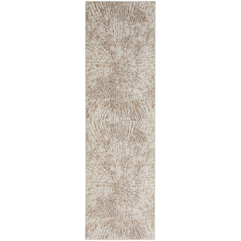 Tapis gris Karlie, Tapis de couloir 2 pi 2 po x 7 pi 6 po