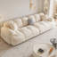Coussin modulaire beige en polyester-1700255126