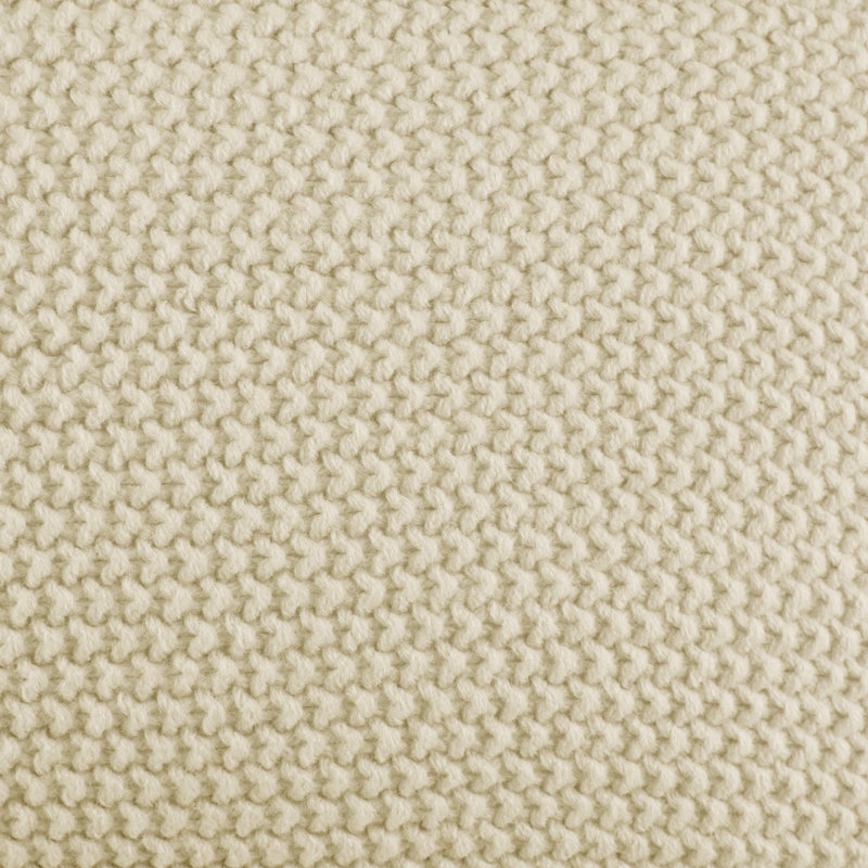 Taie décorative Tino, Ivoire, 20 po X 20 po