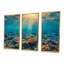 Rinaldi - Ensemble d'art mural corail sous l'eau-108456169-108456177