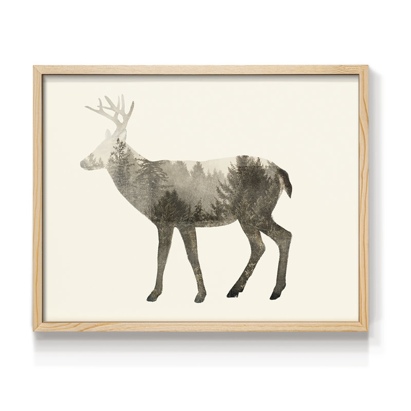 The Wilderness IV -Framed Print - Restickable, Naturel, H 22 po x l 28 po