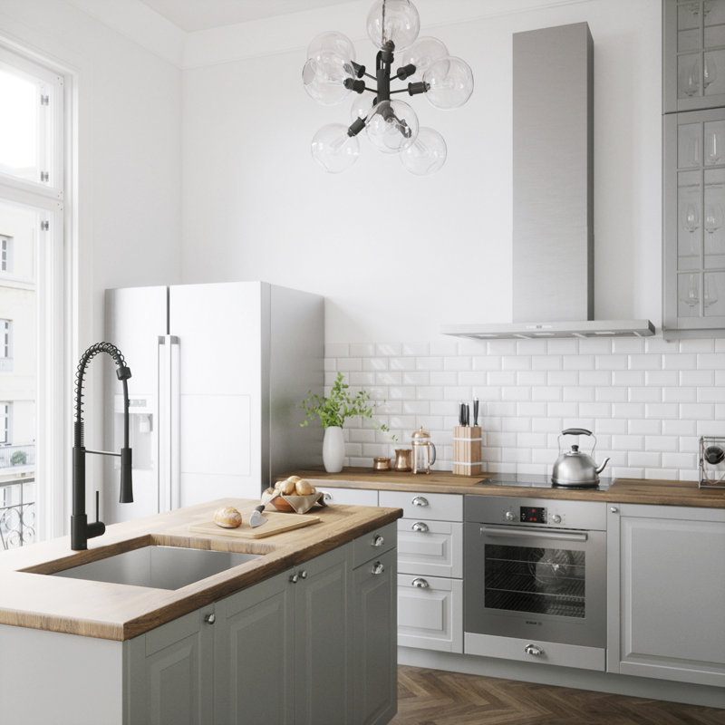 Robinet de cuisine Laurelton, Noir mat