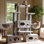 Modern 71"H Extra Large Multi-Function Cat Tree for Big Cats&MaineCoon
