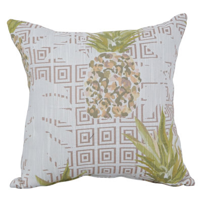 17-Inch Jacquard Throw Pillow With Insert