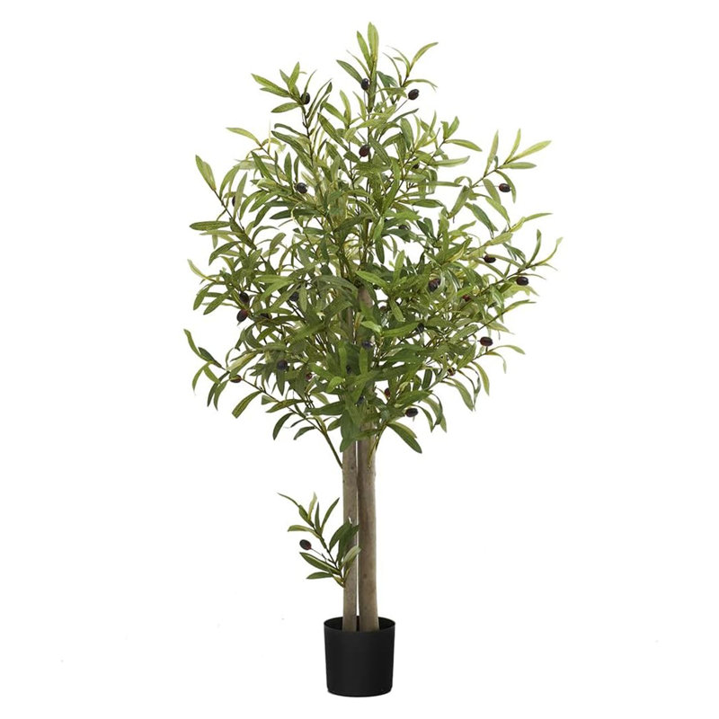 Ophelia & Co. Artificial Olive Tree 3.5 Feet Tall Potted Home Decoration, 41 Inches
