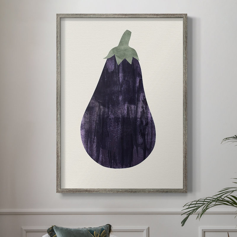 Reproduction encadrée Organic Veg VIII - bois massif, H 11 po x l 9 po