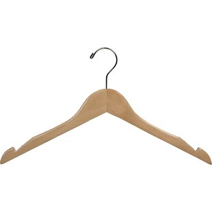  Zober Wooden Hangers w/Rubber Grips - 20 Pack Non Slip, Heavy  Duty Coat Hangers - Slim, Space Saving w/Notches Made from Luxe Wood - Wood  Hangers for Coats, Suits, Shirts, Dresses 