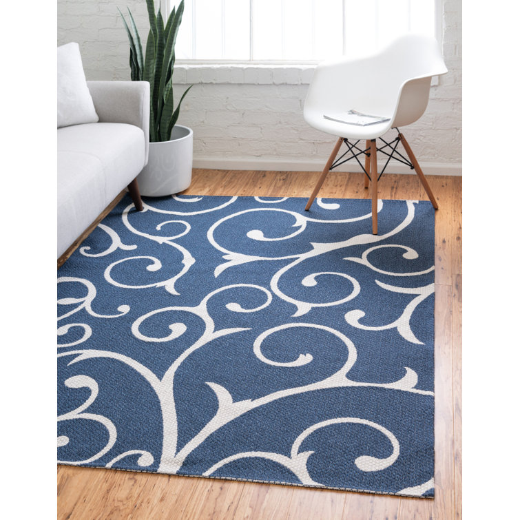 Alexei Cotton Damask Indoor Rug
