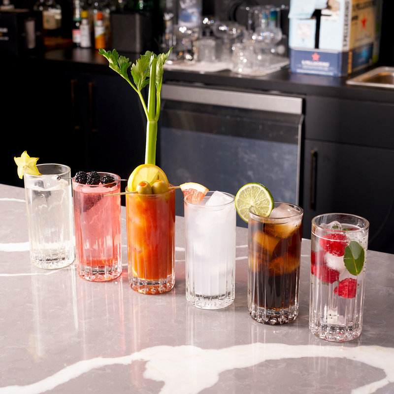 Ensemble de verres en cristal 11,5 oz Traze Tom Collins