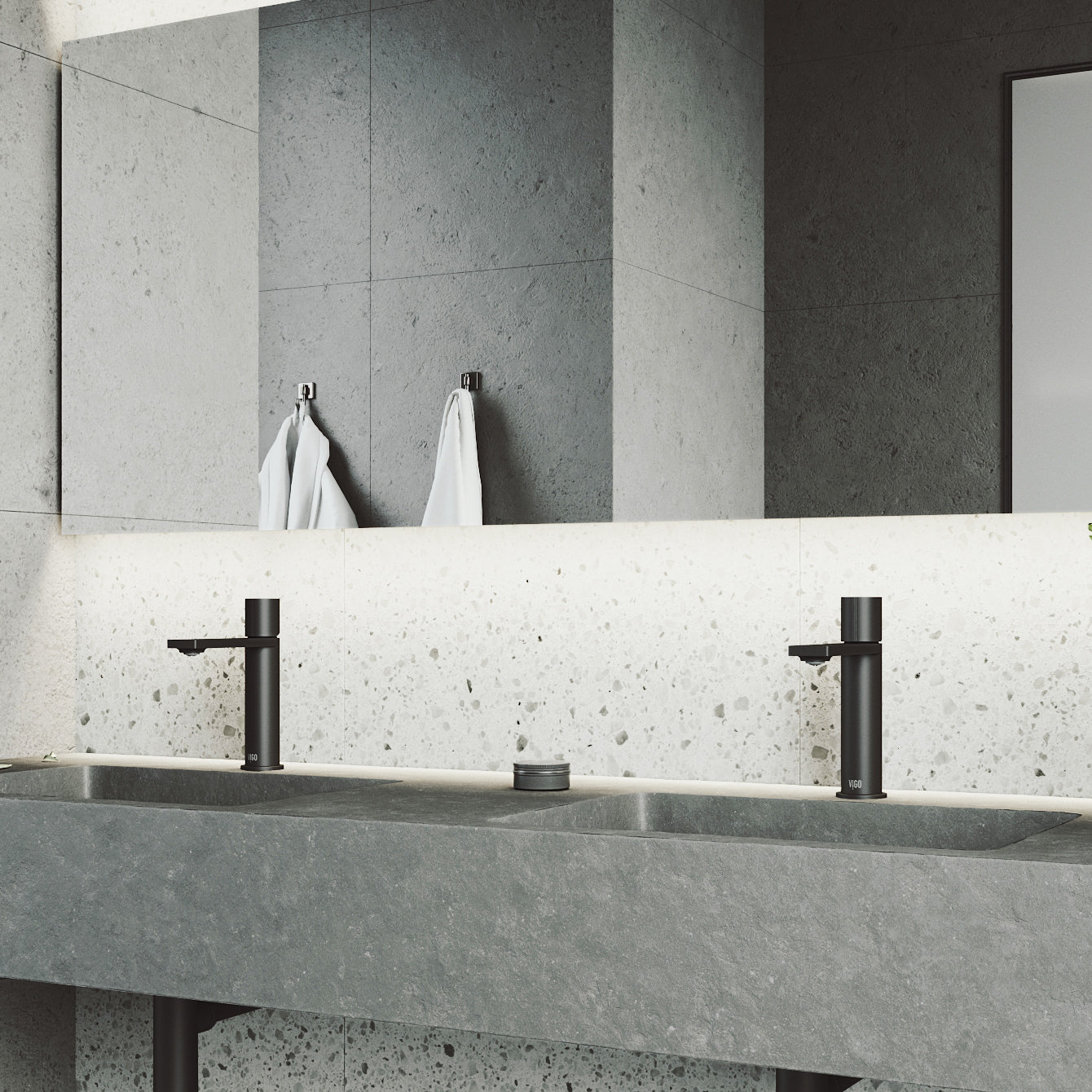 Halsey Single-Hole Bathroom Faucet, Matte Black