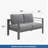 2-seat Patio Sofa with Cushions-258739834-258739832