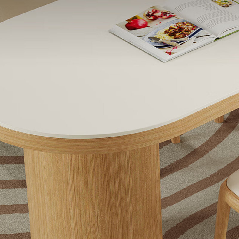 Table de salle à manger de luxe moderne, simple et légère