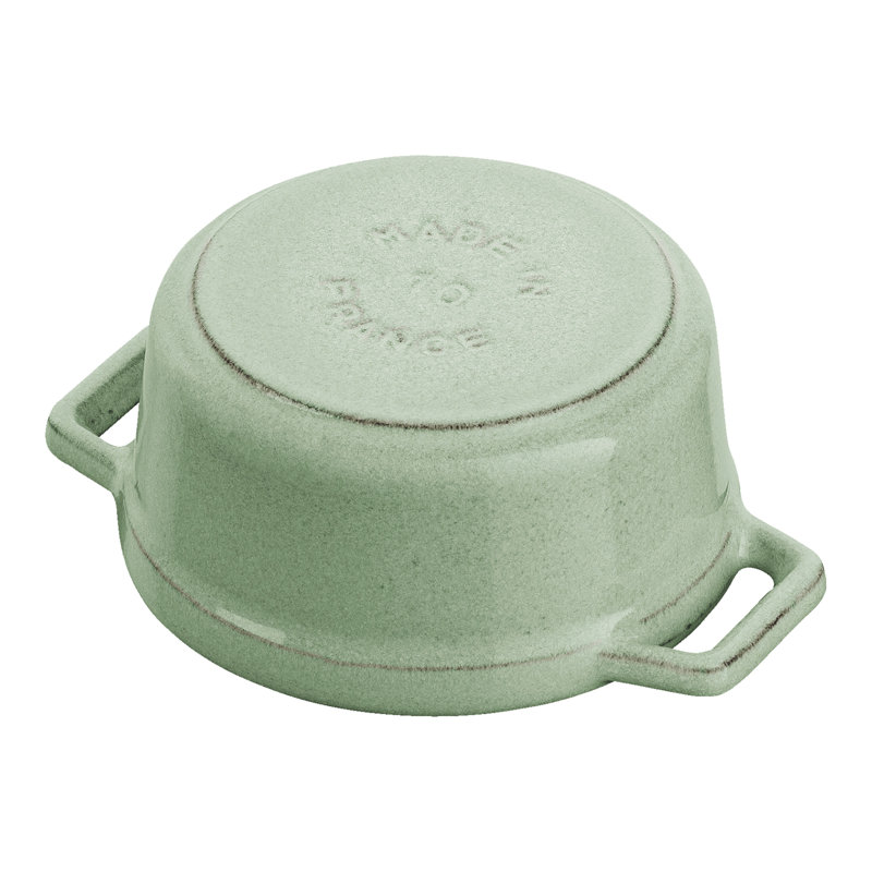 Mini cocotte ronde en fonte La Cocotte 250 ml, Sauge
