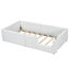 Lit plateforme tapissier avec garde-corps et station de charge-329272189