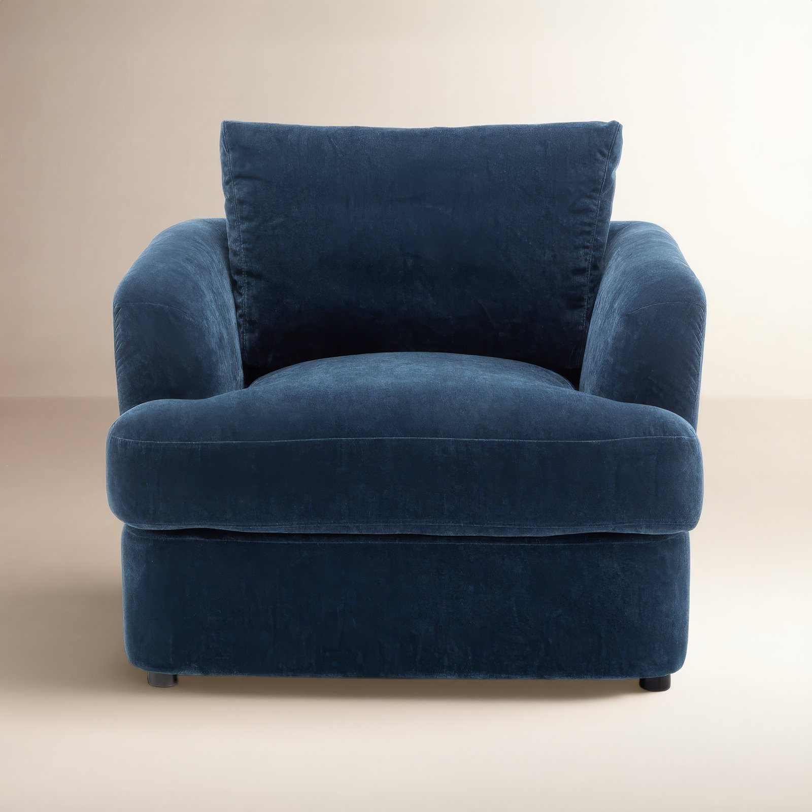 Alameda Velvet Barrel Chair, Pacific Velvet