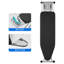 Planche à repasser, planche à repasser résistante à la chaleur avec repose-vapeur, support de repassage pliable antidérapant, base en métal robuste et robuste, pieds en fer-114399701
