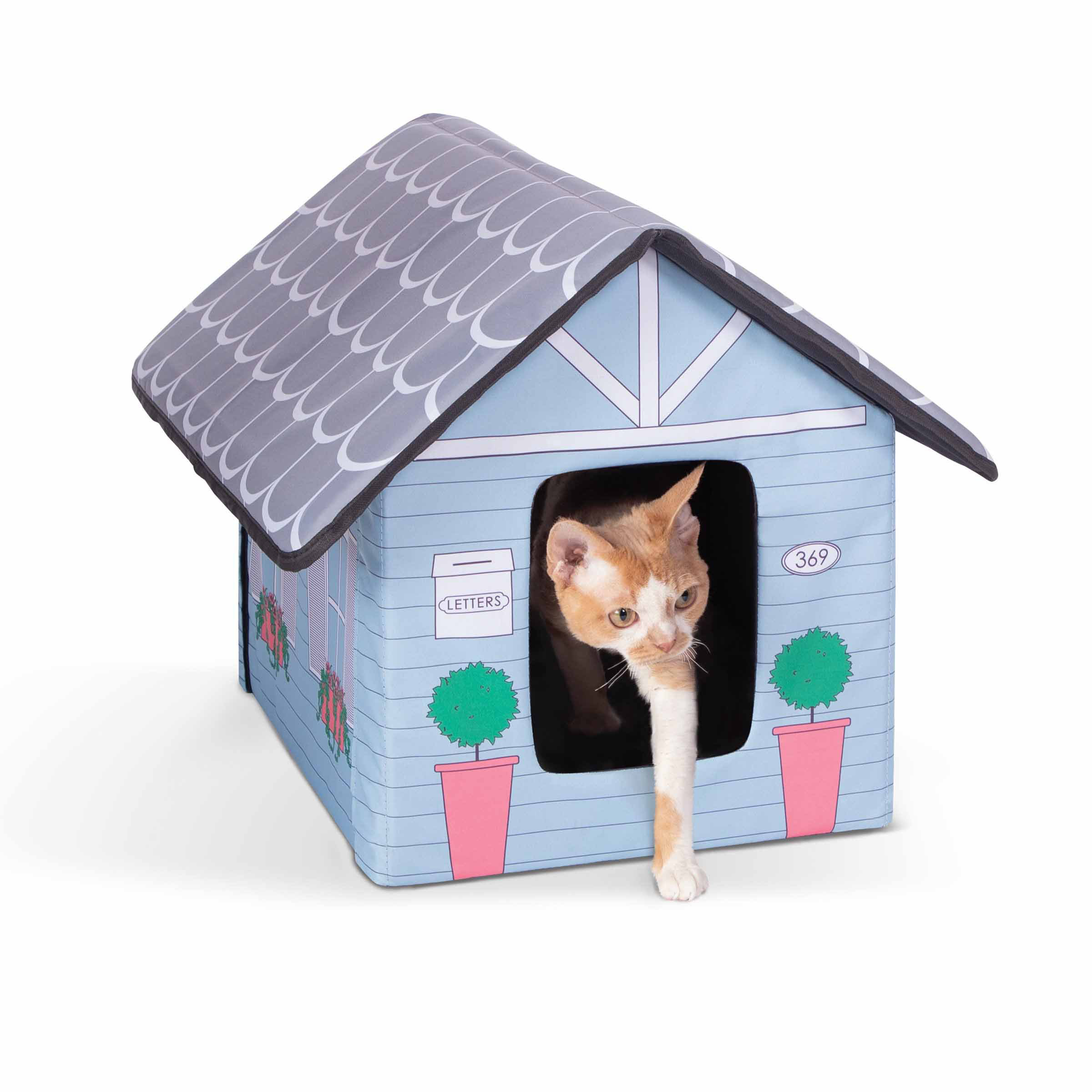 Tucker Murphy Pet™ Ku0026H Outdoor Heated Kitty House Cottage 18In X 22In X  17In 20 Watt - Wayfair Canada