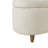 Bailey Cream Boucle Upholstered Flip-Top Storage Bench with Hidden Compartment-276019330