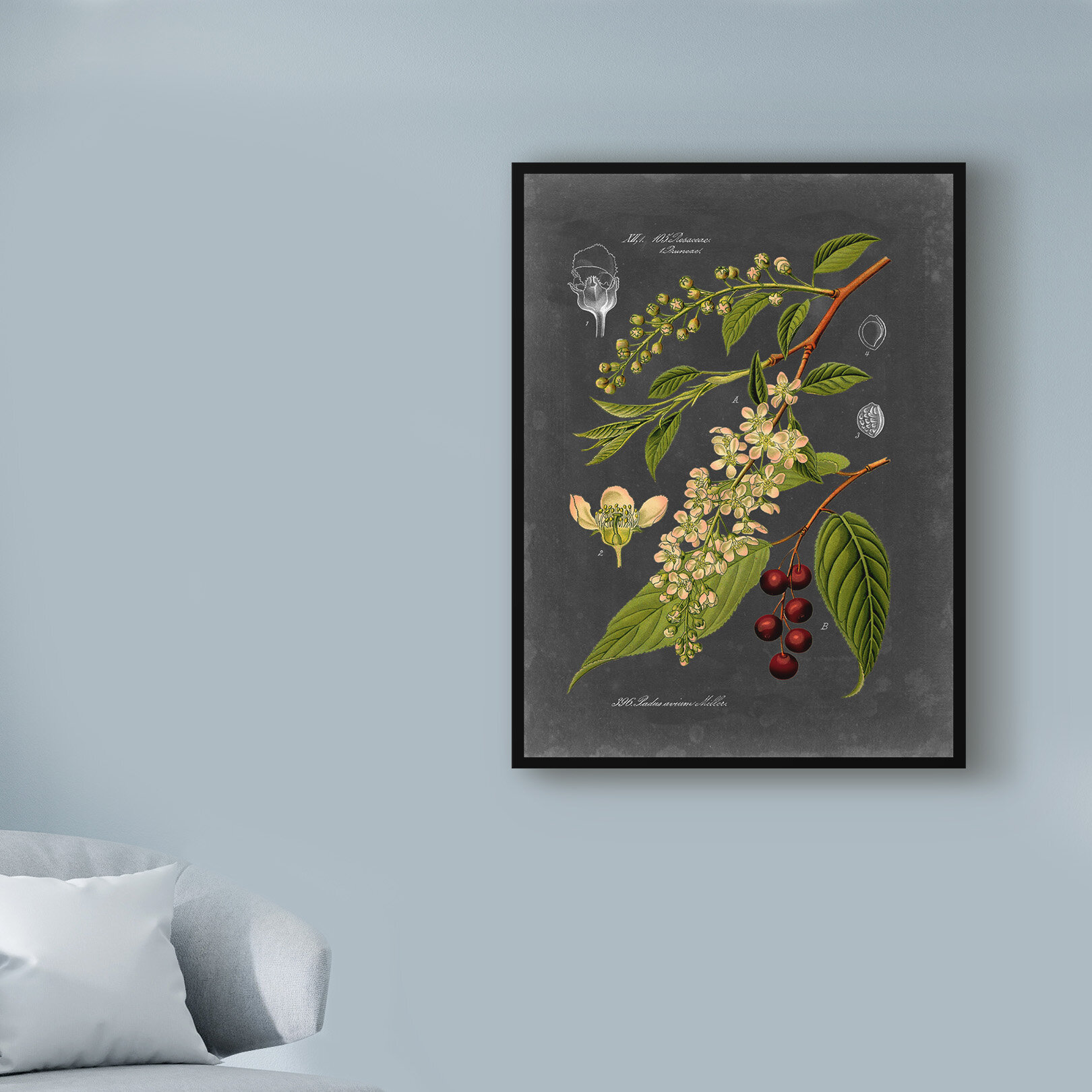 Charlton Home® Midnight Botanical II On Canvas by Vision Studio