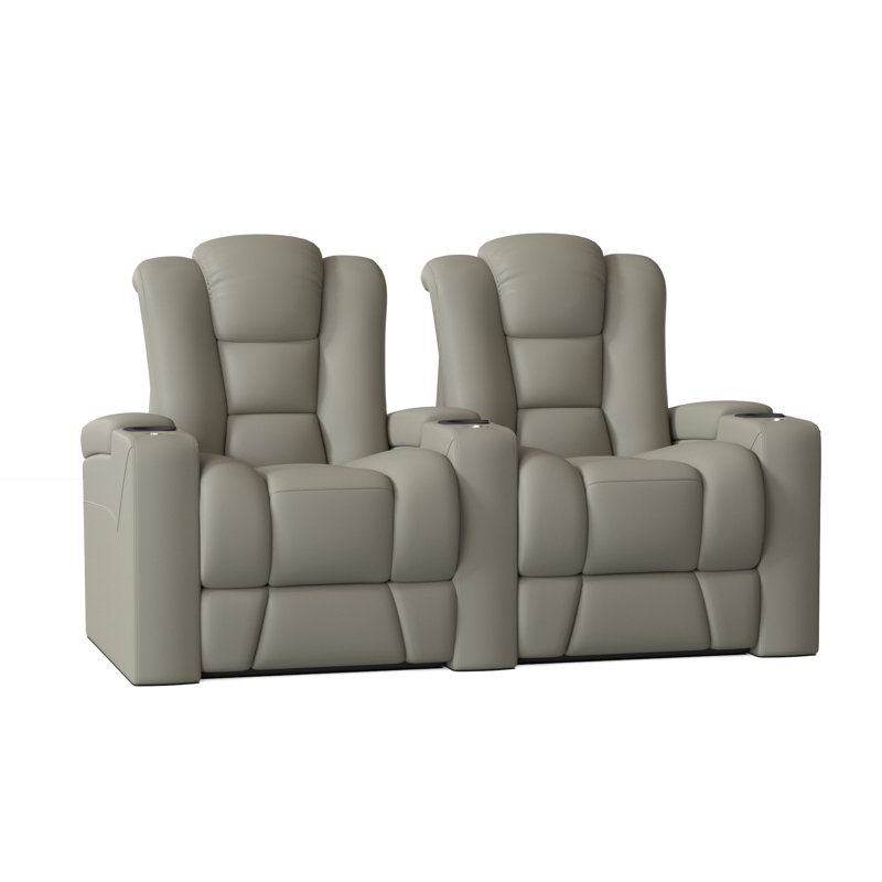 Sièges de rangée home cinéma, Gris brume ultra