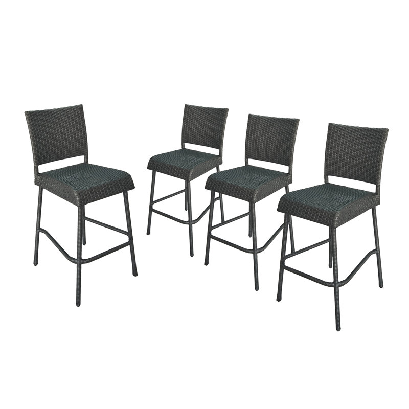 Tabouret de bar 29 po Bertila, Gris, 4