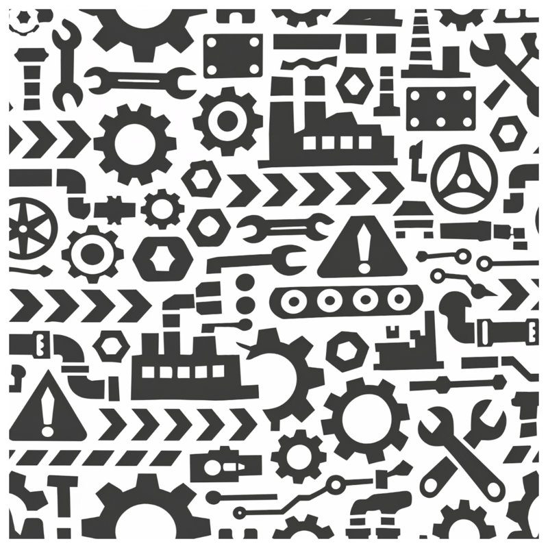 Rideaux et voilages de fenêtre Industrial Tools, Blockout, 50" x 80" - 1 Panel