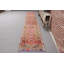 Tapis de chemin de fer turc beige Vintage Herki rétro parfait pour les couloirs avec un design anatolien complexe