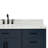 Tidworth 66'' Solid Wood Single Bathroom Vanity with 1.5'' Carrara Marble Top-91360834-119088804