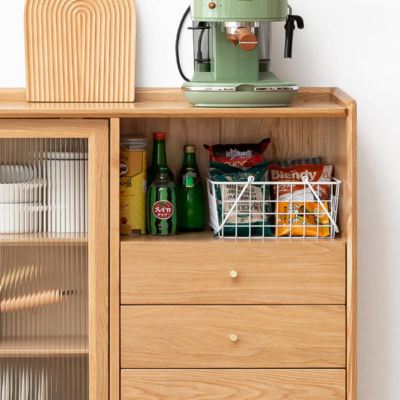 Simple Solid Wood Sideboard for Small Spaces