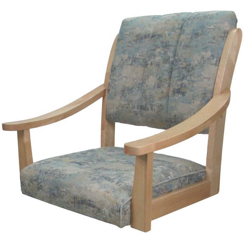 Chaise de salle à manger avec accoudoirs Quionna, Naturel
