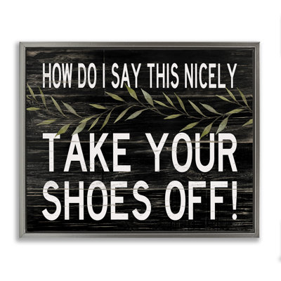 «Take your chaussures off phrase», Cindy Jacobs
