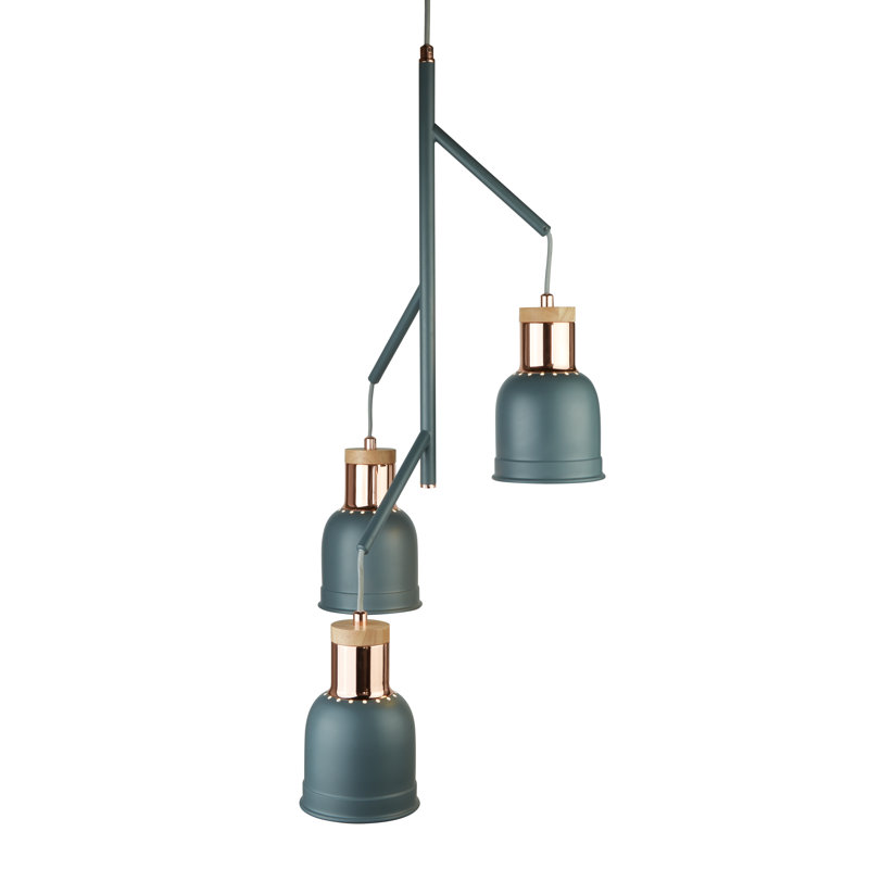 Emil 3 - Light Shaded Chandelier