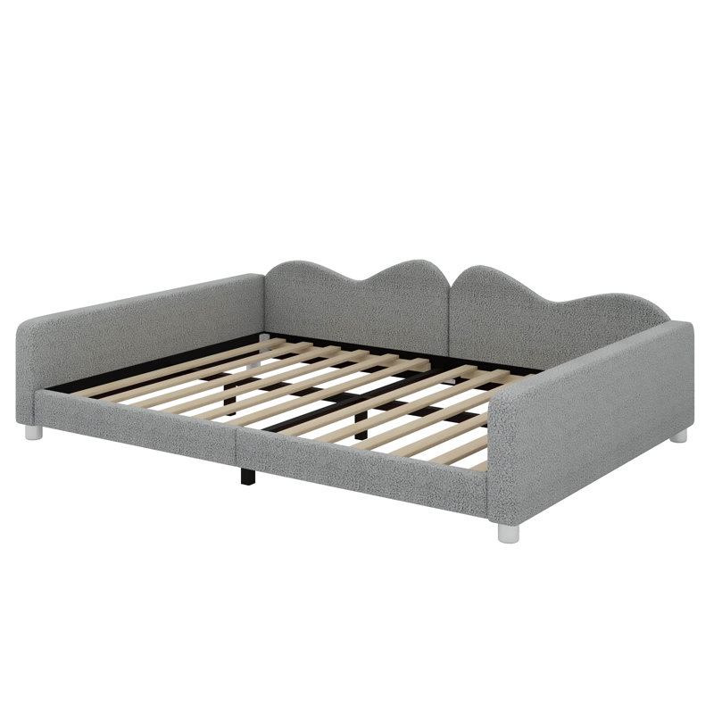 Siège rembourré confortable à dossier Cozy Cloud, Double, Gris