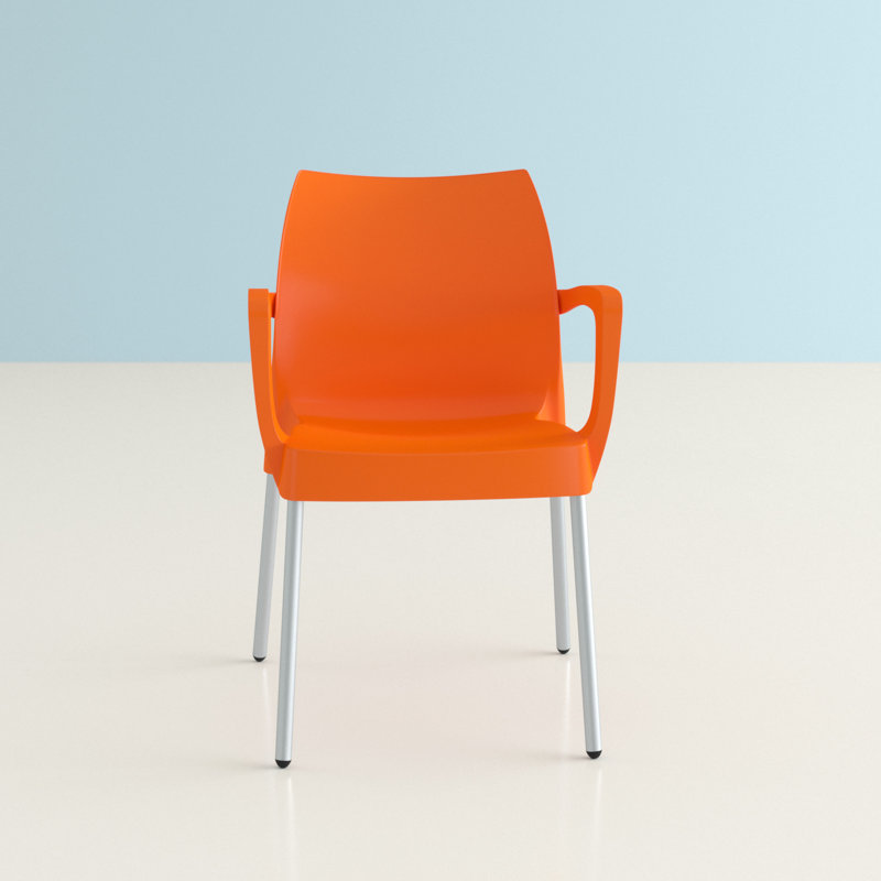 Chaise de salle à manger Murl, Orange