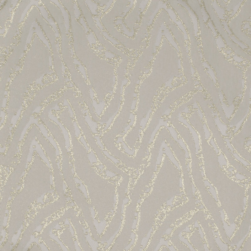 118 po Tissu métallique, Crème, crème