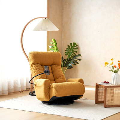 Adjustable Head And Waist, Game Chair, Lounge Chair In The Living Room, 360 Degree Rotatable Sofa Chair,Rotatable Seat Leisure Chair Deck Chair